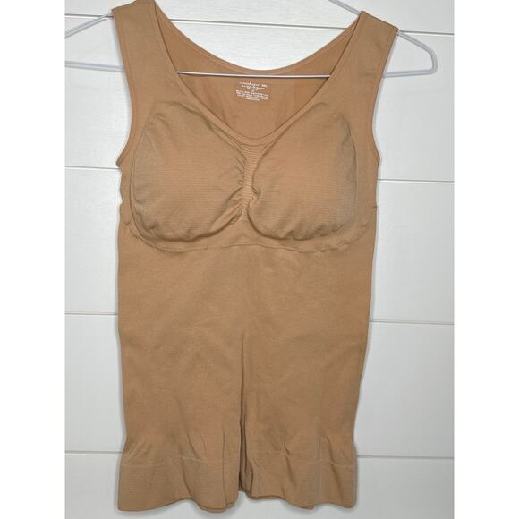 Cami Shaper Shapewear NWOT, Nude, SIZE XXL One Piece Shorts Tank Top - Picture 1 of 2